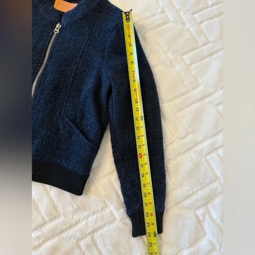 Levis Made & Crafted Jacket Womens XS Blue Wool Alpaca - Picture 6 of 16